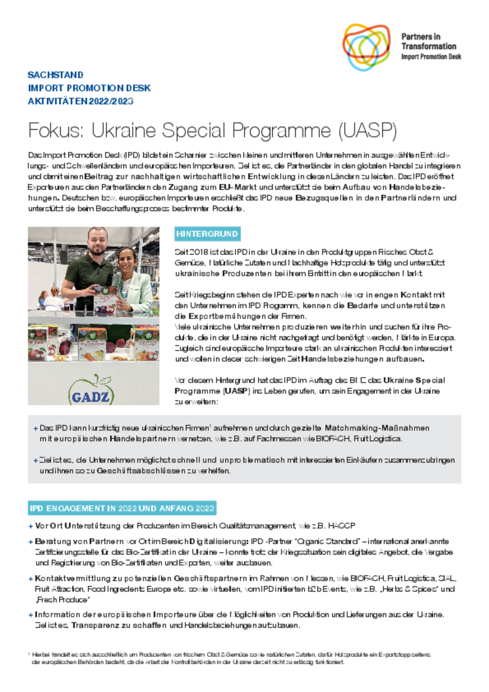 Ukraine Special Programme
